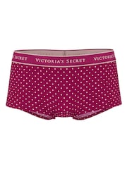 Victoria's Secret Fresh Jam Dot Purple Short Knickers - Image 3 of 3