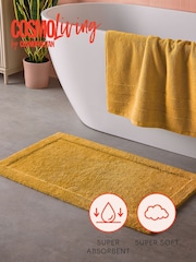 Cosmo Living Ochre Supersoft Bath Mat - Image 2 of 6