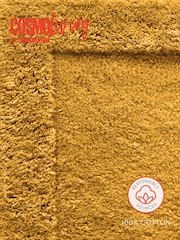 Cosmo Living Ochre Supersoft Bath Mat - Image 3 of 6