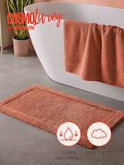 Cosmo Living Burnt Pink Supersoft Bath Mat - Image 2 of 6