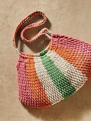Simply Be Crochet Shopper 100% Cotton Bag - Bild 2 von 4