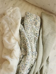 Avery Row Set of 3 Riverbank Muslin Squares - Image 2 of 5