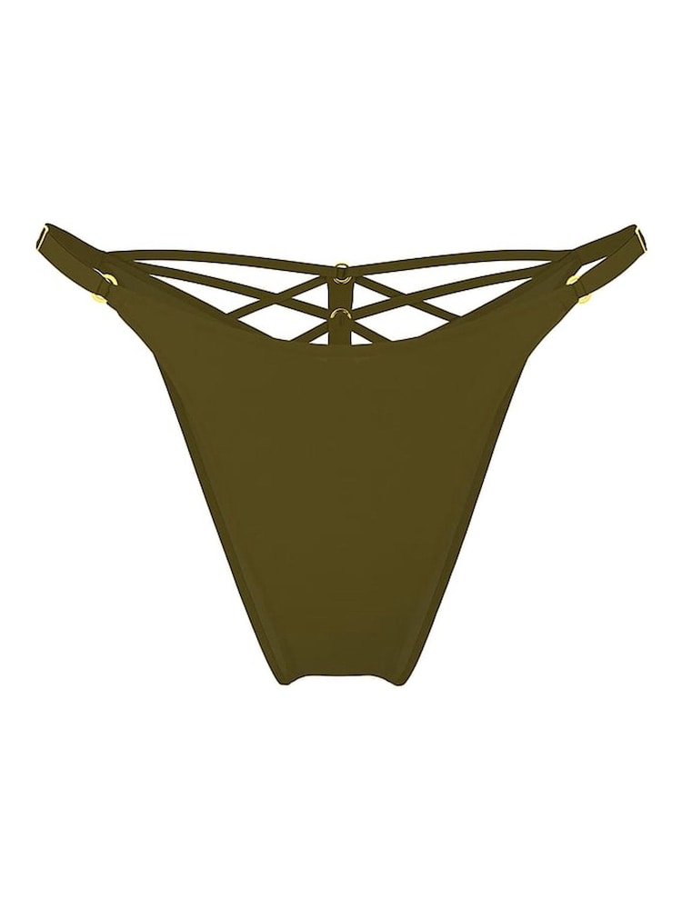 Victoria's Secret Green Chameleon Brazilian Knickers - Image 3 of 3
