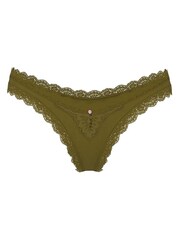 Victoria's Secret Green Chameleon Lace Trim Brazilian Knickers - Image 3 of 3