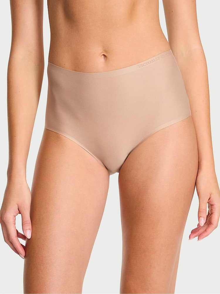 Victoria's Secret Praline Nude Brief Mid-Rise Knickers - Image 1 of 3 Victoria's Secret Praline Nude Brief Mid-Rise Knickers - Image 1 of 3