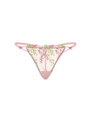 Victoria's Secret Pink G-String Wisteria Embroidery Knickers - Image 3 of 3