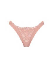 Victoria's Secret Royal Pink Brazilian Lace Knickers - Image 2 of 2