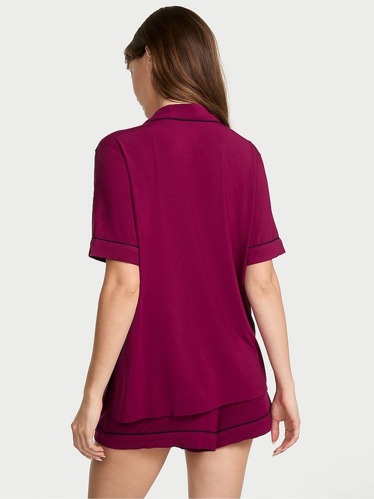 Victoria's Secret Fresh Jam Purple Modal Short Pyjamas Set - Image 2 of 3