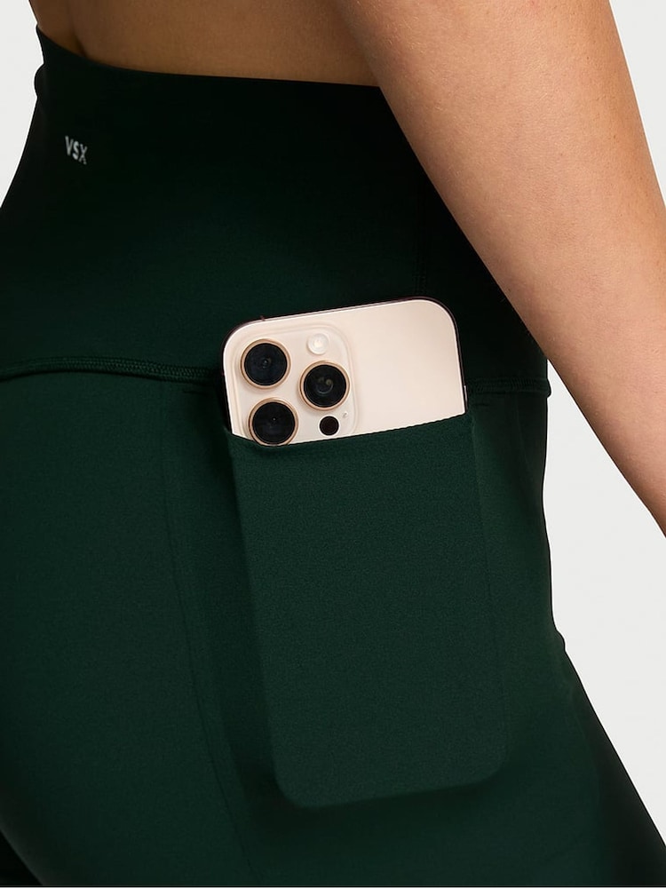 Victoria's Secret Cilantro Green Elevate™ High Rise Cycling Shorts - Image 3 of 3 Victoria's Secret Cilantro Green Elevate™ High Rise Cycling Shorts - Image 3 of 3