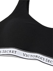 Victoria's Secret Black Cotton Wireless Scoop Bralette - Image 4 of 4