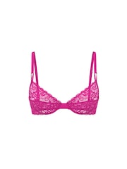Victoria's Secret Allure Pink Demi Sexy Tee Lace Bra - Image 3 of 3