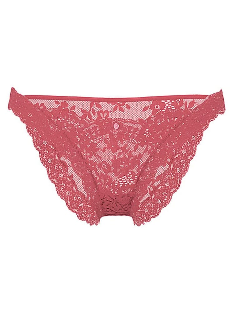 Victoria's Secret Seductive Rose Pink Bikini Lace Knickers - Image 4 of 4 Victoria's Secret Seductive Rose Pink Bikini Lace Knickers - Image 4 of 4