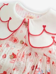 Red Collared Dress (3mths-7yrs) - Image 3 of 5