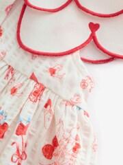 Red Collared Dress (3mths-7yrs) - Image 5 of 5