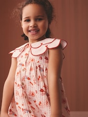 Red Cath Kidston Collared Dress (3mths-7yrs) - Image 6 of 14