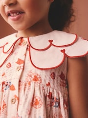 Red Cath Kidston Collared Dress (3mths-7yrs) - Image 8 of 14