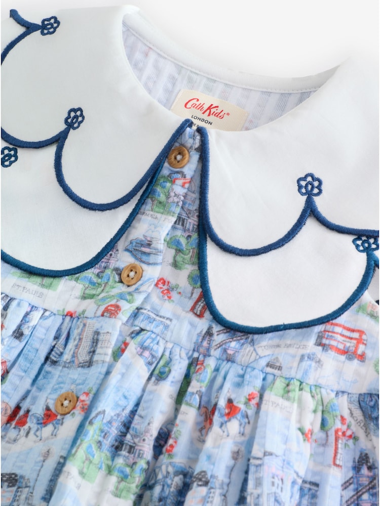 Albastru - Collared Dress (3mths-7yrs) - Imaginea 10 din 10 Albastru - Collared Dress (3mths-7yrs) - Imaginea 10 din 10