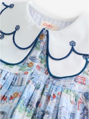 Azul - Vestido con cuello (3 meses -7 años) - Imagen 3 de 3