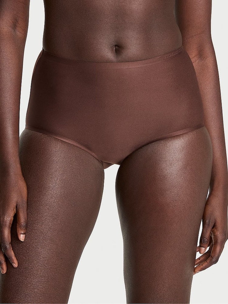 Victoria's Secret Ganache Nude Brief Mid-Rise Knickers - Image 1 of 3 Victoria's Secret Ganache Nude Brief Mid-Rise Knickers - Image 1 of 3