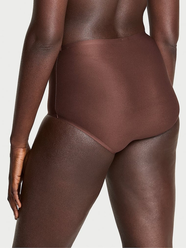 Victoria's Secret Ganache Nude Brief Mid-Rise Knickers - Image 2 of 3 Victoria's Secret Ganache Nude Brief Mid-Rise Knickers - Image 2 of 3
