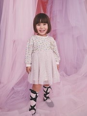 Cath Kidston Tokidoki Floral Mesh Sweat Dress (3mths-7yrs) - Image 1 of 12