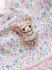 Cath Kidston Tokidoki Floral Mesh Sweat Dress (3mths-7yrs) - Image 10 of 12