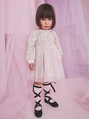 Cath Kidston Tokidoki Floral Mesh Sweat Dress (3mths-7yrs) - Image 2 of 12