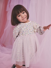 Cath Kidston Tokidoki Floral Mesh Sweat Dress (3mths-7yrs) - Image 5 of 12