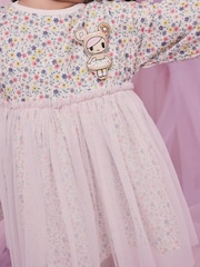 Cath Kidston Tokidoki Floral Mesh Sweat Dress (3mths-7yrs) - Image 7 of 12