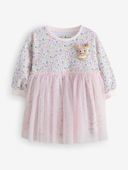 Cath Kidston Tokidoki Floral Mesh Sweat Dress (3mths-7yrs) - Image 8 of 12