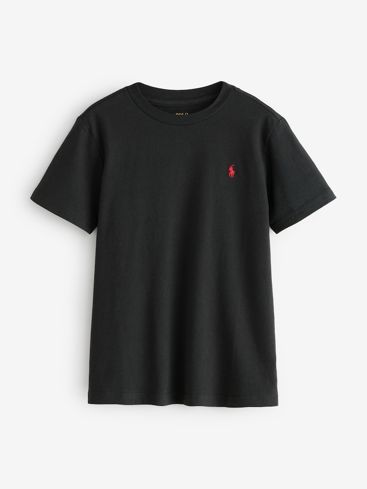 Polo Ralph Lauren Black Cotton Jersey T-Shirt - Image 1 of 1