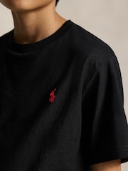 Polo Ralph Lauren Black Jersey Short Sleeve T-Shirt - Image 3 of 5