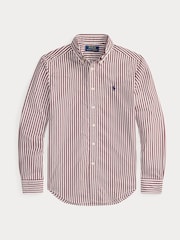 Polo Ralph Lauren Red Boys Stripe Shirt - Image 1 of 2