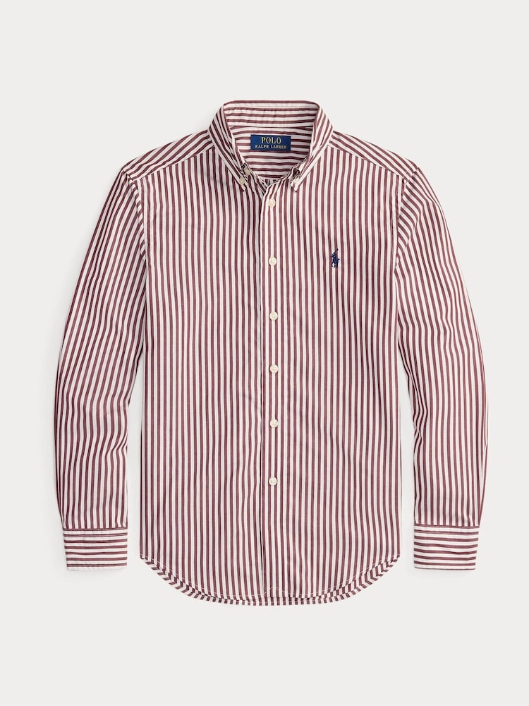 Polo Ralph Lauren Red Boys Stripe Shirt - Image 1 of 2