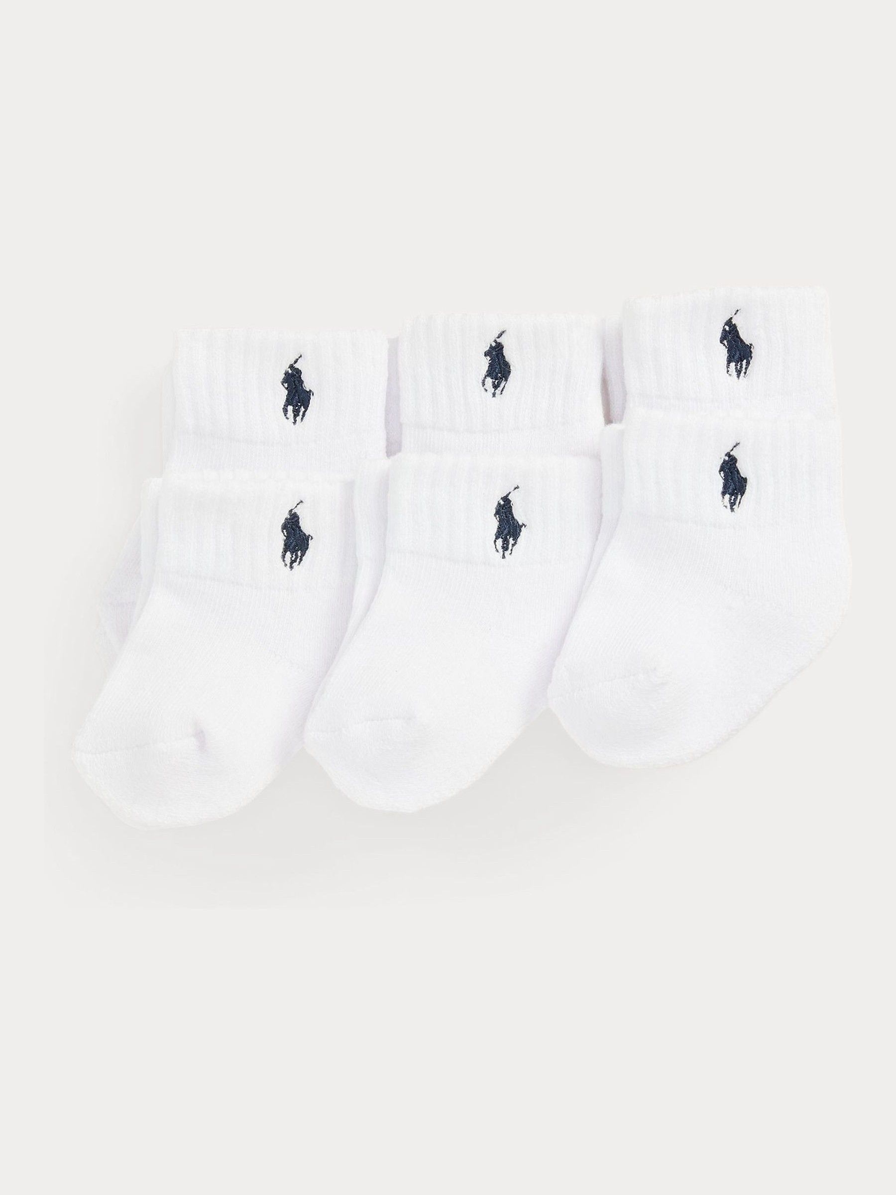 Polo Ralph Lauren White Ankle Socks 6 Pack