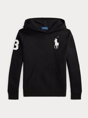 Polo Ralph Lauren Black Varsity Logo Hoodie - Image 1 of 2