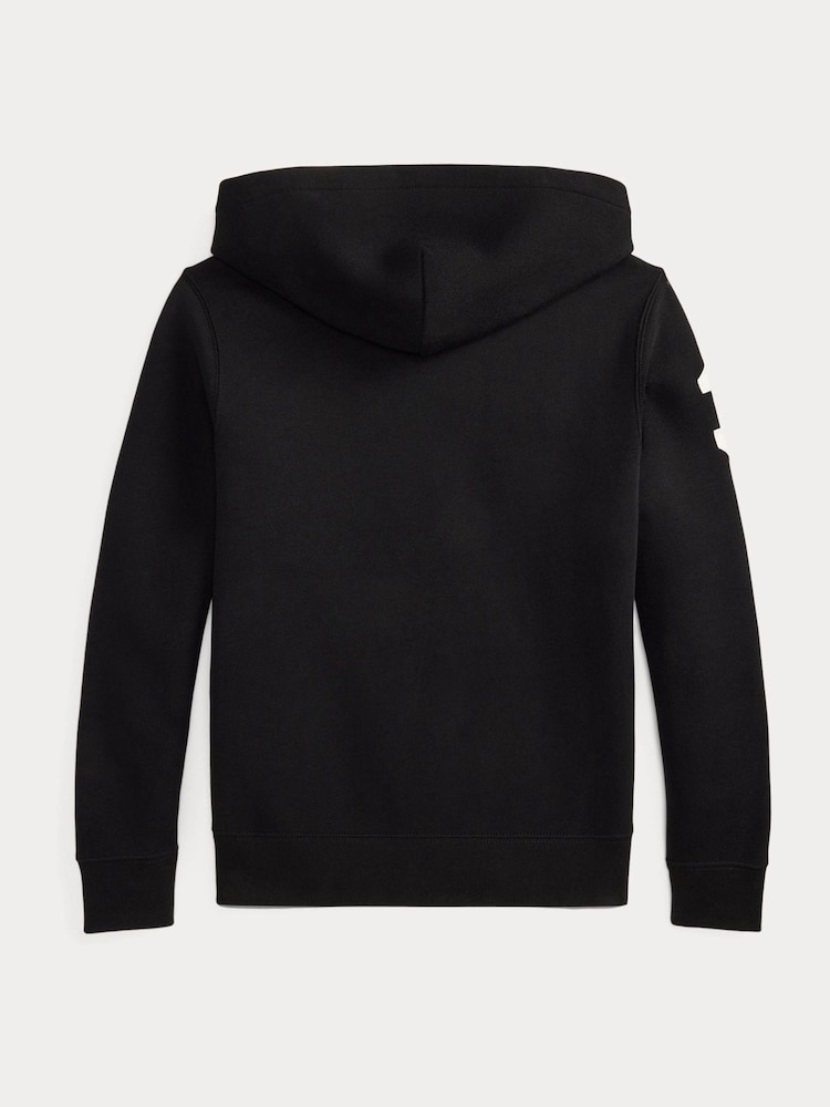 Polo Ralph Lauren Black Varsity Logo Hoodie - Image 2 of 2