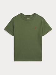 Polo Ralph Lauren Green Cotton Jersey T-Shirt - Image 4 of 5