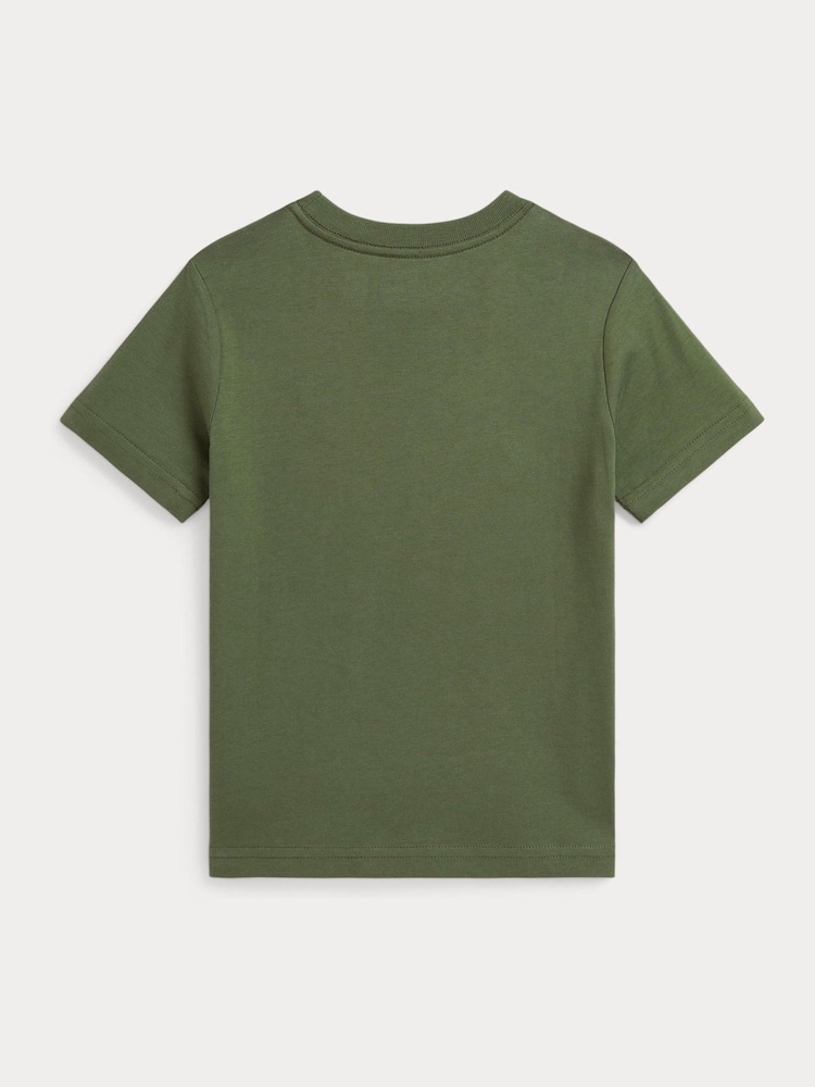 Polo Ralph Lauren Green Cotton Jersey T-Shirt - Image 5 of 5