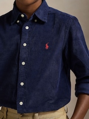 Polo Ralph Lauren Blue Boys Corduroy Shirt - Image 3 of 5
