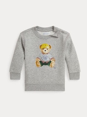 Polo Ralph Lauren Grey Baby Boys Bear Sweatshirt - Image 1 of 3