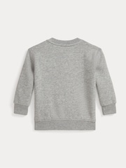 Polo Ralph Lauren Grey Baby Boys Bear Sweatshirt - Image 2 of 3