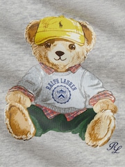 Polo Ralph Lauren Grey Baby Boys Bear Sweatshirt - Image 3 of 3