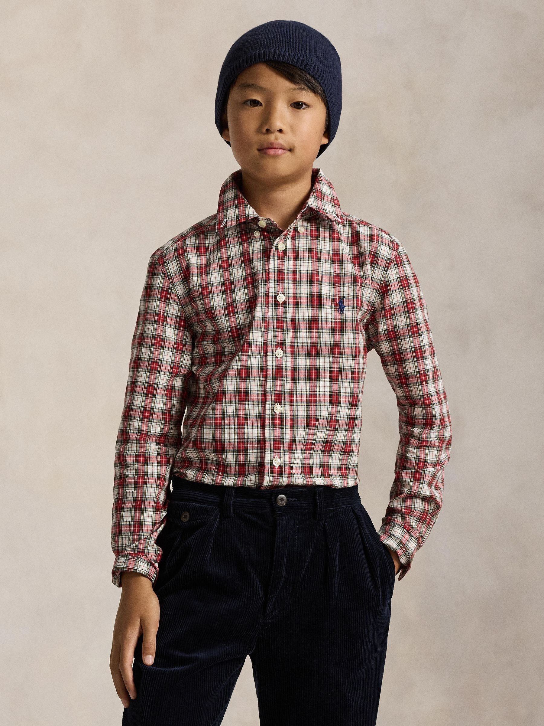 Buy Polo Ralph Lauren Red Check Shirt from Next India