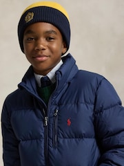 Polo Ralph Lauren Blue Down Puffer Jacket - Image 3 of 7