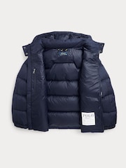 Polo Ralph Lauren Blue Down Puffer Jacket - Image 8 of 8