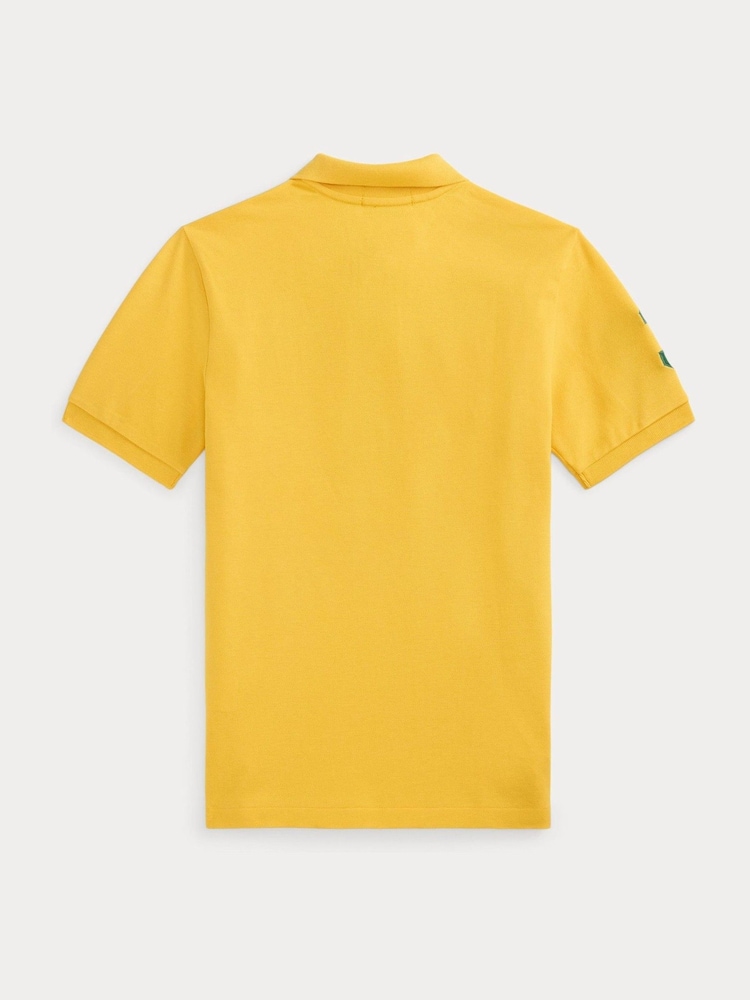 Polo Ralph Lauren Yellow Boys Pony Logo Varsity Style Polo Shirt - Image 2 of 2 Polo Ralph Lauren Yellow Boys Pony Logo Varsity Style Polo Shirt - Image 2 of 2