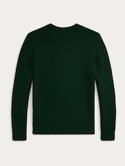 Polo Ralph Lauren Blue Boys Bear Knit Jumper - Image 5 of 5