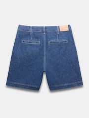 Mint Velvet Denim Pleated Shorts - Imagen 8 de 8