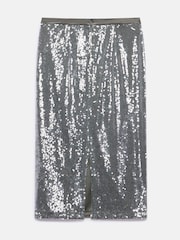 Mint Velvet Sequin Midi Skirt - Изображение 7 из 7